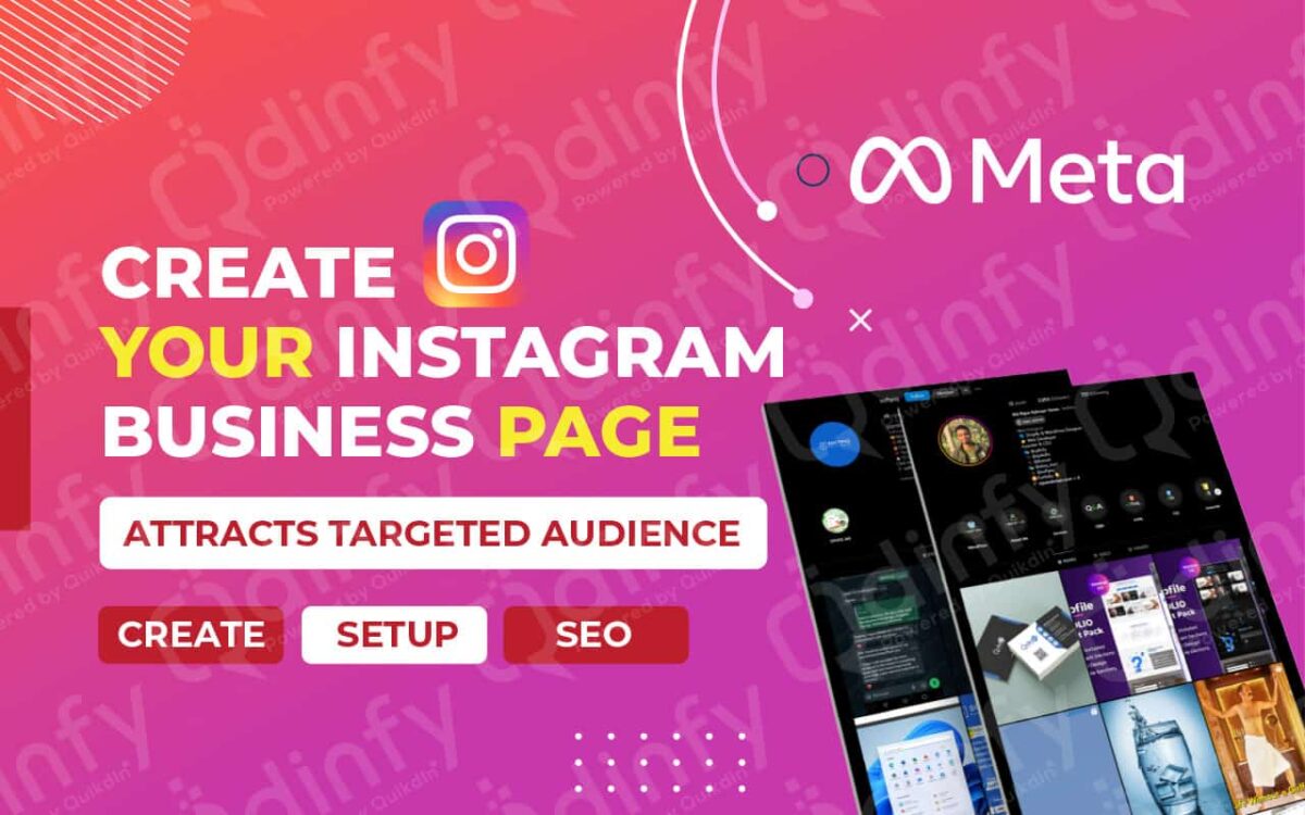 Instagram Business Page Setup, Instagram Page Setup, Instagram SEO Optimization,Instagram SEO