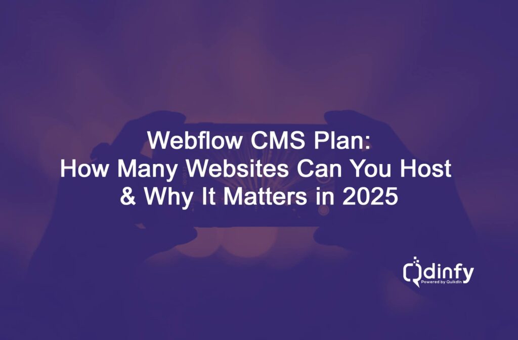 webflow how many websites cms plan